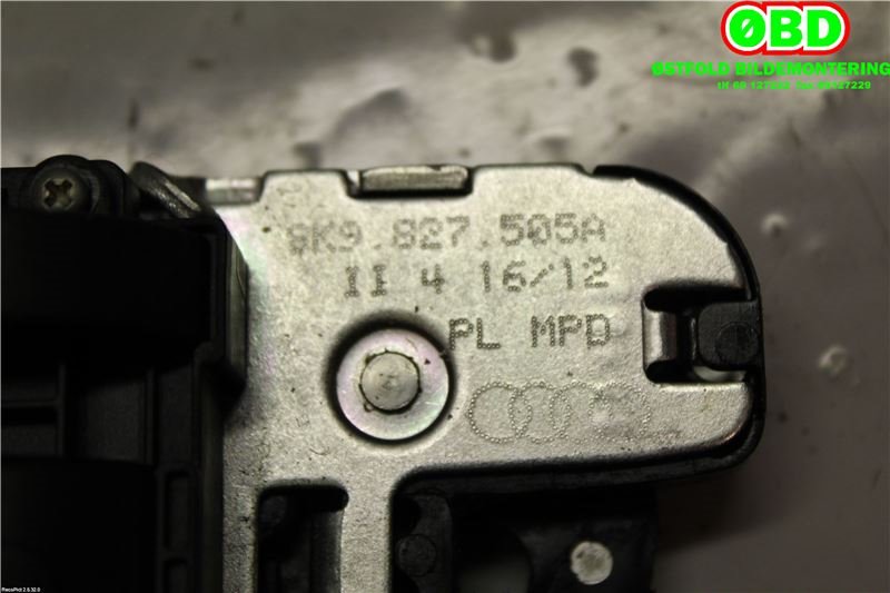 Baklukelås til Audi A3 2009-2012 (Type II, Fase 2)  (AUDI|8K9 827 505 A|8R0 827 505 A|8K9827505A)