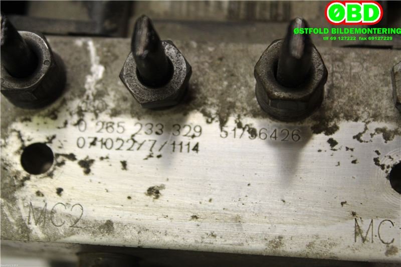 ABS sentral til Peugeot Boxer 2007-2013 (Type III, Fase 1)  (PEUGEOT|4541K2|0265233329|51736426)