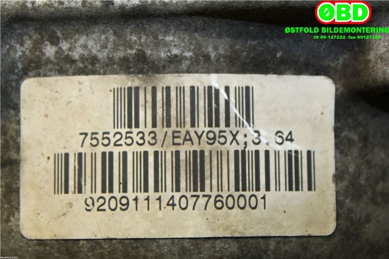 Kardang til BMW X6 2008-2014 (E71/E72) (E71/E72) (BMW|31507612956|)