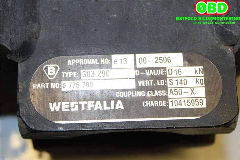 Hengerfeste til BMW X6 2008-2014 (E71/E72) (E71/E72) (BMW|71606783433||6775789)
