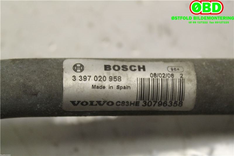 Viskeroverføring til Volvo XC70 2008-2013 (Type II, Fase 1)  (VOLVO|31333456|3397020958|30796358)