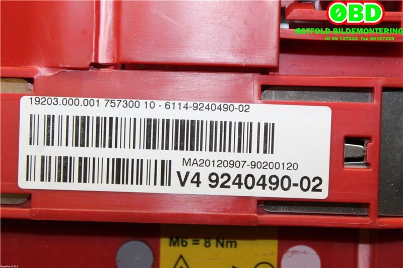 Diverse deler til BMW 5-Serie 2010-2017 (F10/F11) (F10/F11) (BMW|61 14 9 240 490||9240490)