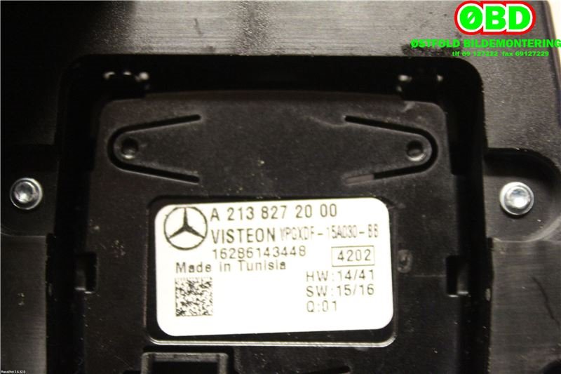 Bryter diverse til Mercedes E-Klasse 2016-2023 (W213) (W213) (MERCEDES|A 213 905 44 03|A 213 905 63 08|2139054403)