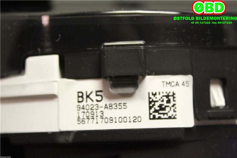 Instrumentpanel til Kia Optima 2017-2020  (KIA|94023A8355|)