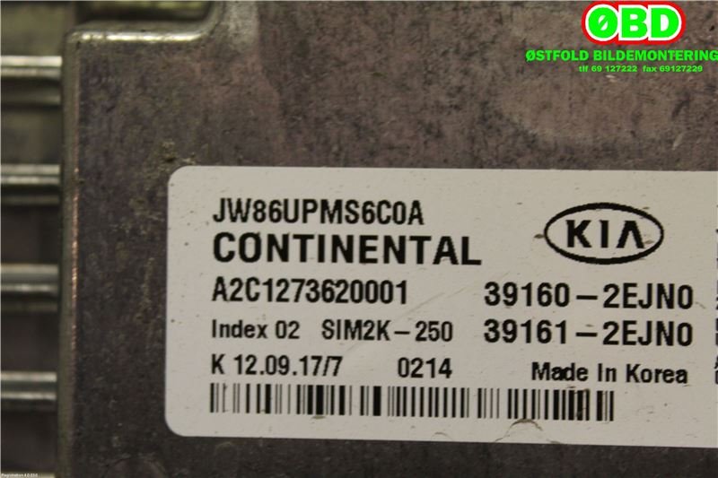 Styreenhet diverse til Kia Optima 2017-2020  (KIA|391612EJN0|)