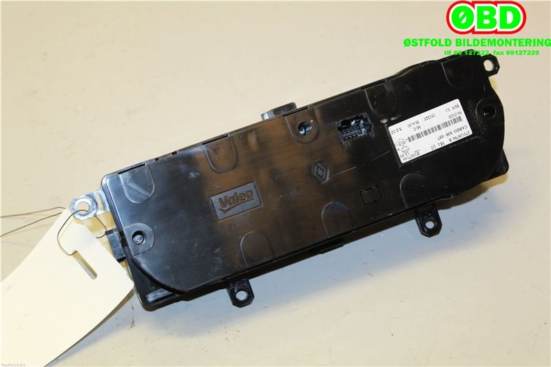 Varmeapparat betjening til Renault Captur 2013-2020 (Type I)  (RENAULT|275108796R|275100037R)