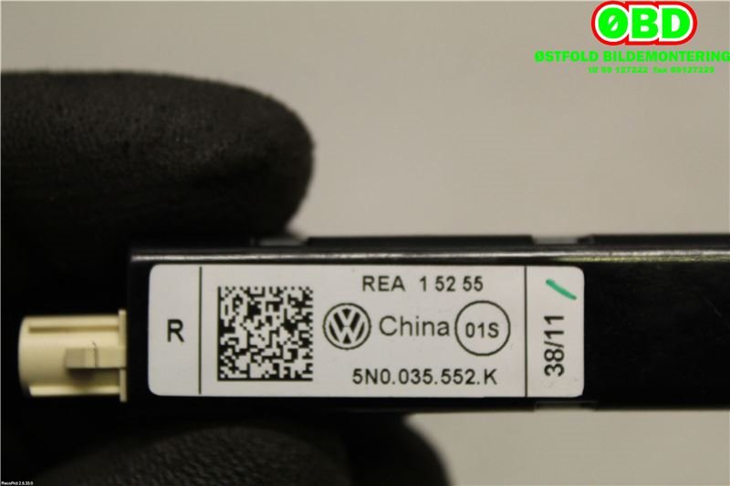 Antenne forsterker til VW Tiguan 2011-2016 (Type I, Fase 2) (VOLKSWAGEN|5N0 035 552 K||5N0035552K)