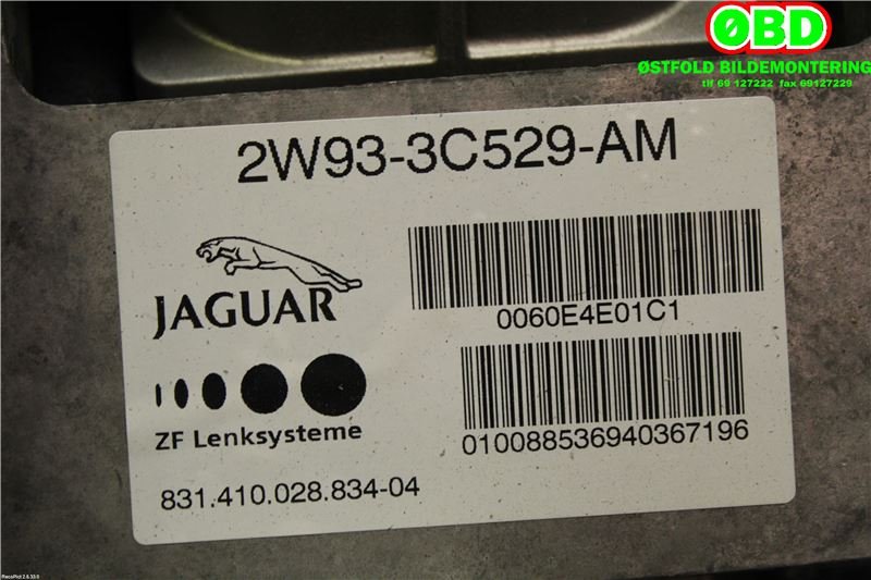 Rattaksel til Jaguar XJ X351 2010-->>  (JAGUAR|C2P19045|C2P25507|2W933C529AM)