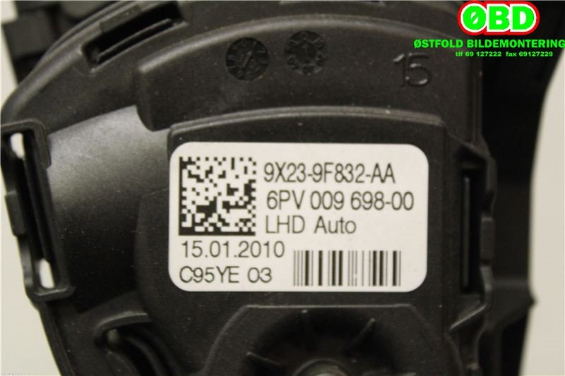 Pedal gass til Jaguar XJ X351 2010-->>  (JAGUAR|C2Z4375|C2D20662|)