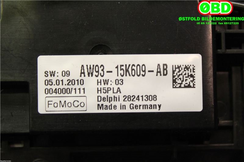 Tak konsoll til Jaguar XJ X351 2010-->>  (JAGUAR|)