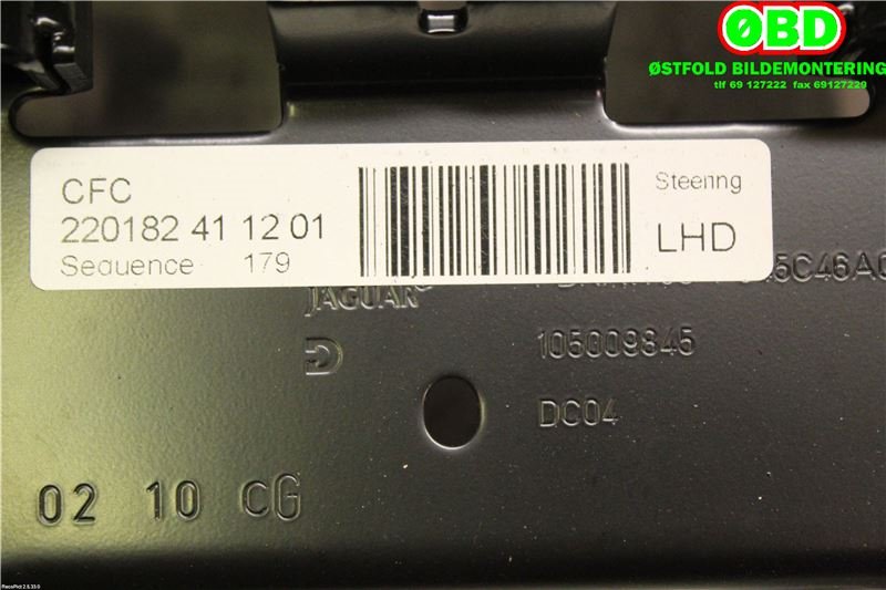 Sete armlene lokk til Jaguar XJ X351 2010-->>  (JAGUAR|C2D15585AMT|)