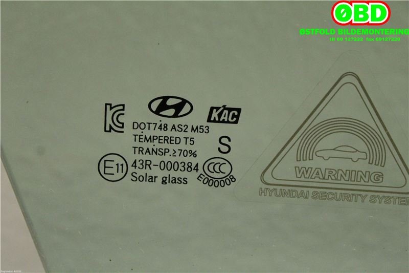 Siderute høyre foran til Hyundai i40 2012-2017 (HYUNDAI|824213Z010|)