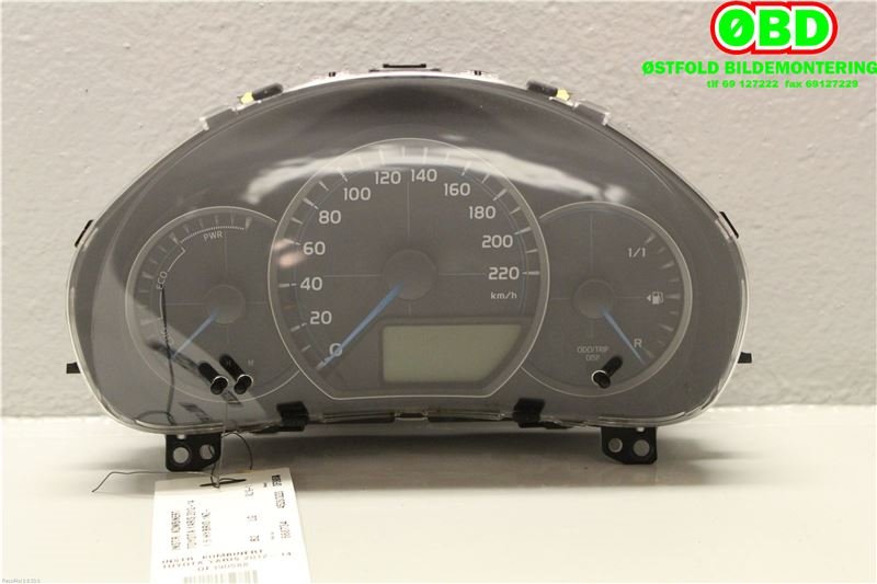 Instrumentpanel til Toyota Yaris 2012-2014 (Type III, Fase 1) (TOYOTA|838000DT70|)