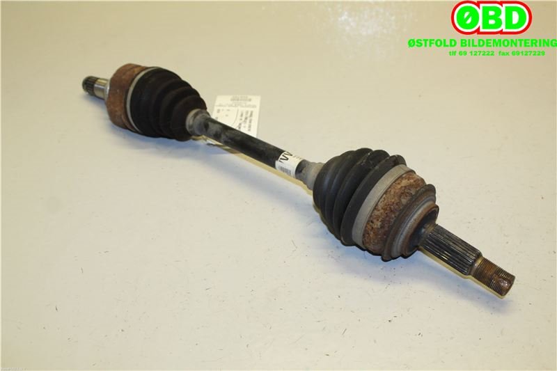 Drivaksel venstre foran, elbil til Toyota Yaris 2012-2014 (Type III, Fase 1)  (TOYOTA|434200D411|)