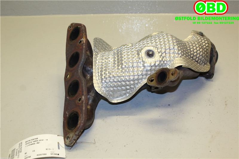 Katalysator til Toyota Yaris 2012-2014 (Type III, Fase 1)  (TOYOTA|1714021110|)