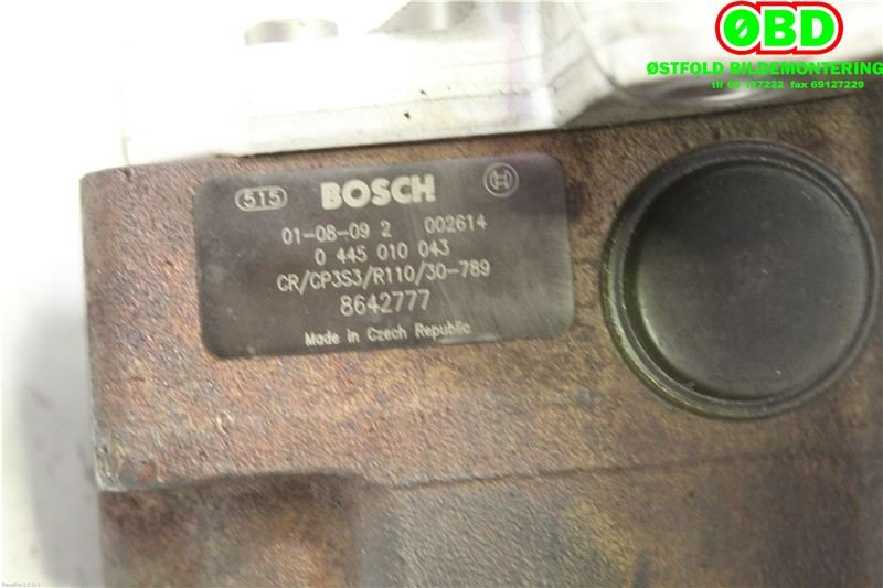 Dieselpumpe til Volvo V70 2000-2004 (Type II, Fase 1) (VOLVO|8251785|0445010043|8642777)