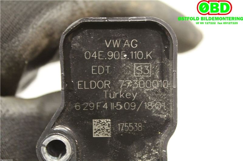 Coil elektronisk til VW Polo 2017-2021 (Type VI, Fase 1) (VOLKSWAGEN|04E 905 110 P||04E905110K)