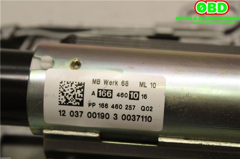 Rattaksel til Mercedes ML 2011-2015 (Fase 1) (W166) (W166) (MERCEDES|A 166 460 10 16||1664601016)