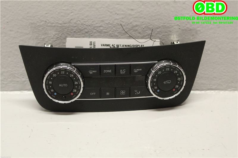 Varmeapparat betjening til Mercedes ML 2011-2015 (Fase 1) (W166) (W166) (MERCEDES|A 166 900 81 03|A 166 900 87 21|1669008103)