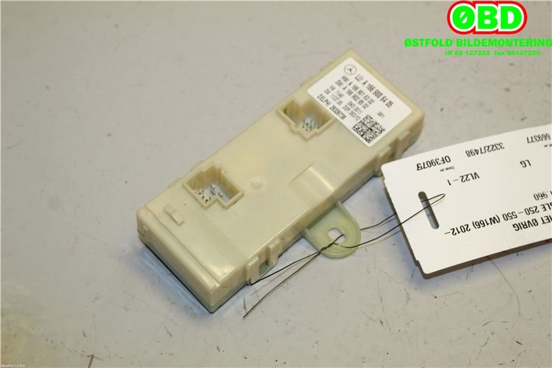 Styreenhet elektrisk bakluke til Mercedes ML, 2011-2015 (Fase 1) (W166) (W166) (MERCEDES|A 166 900 64 05)