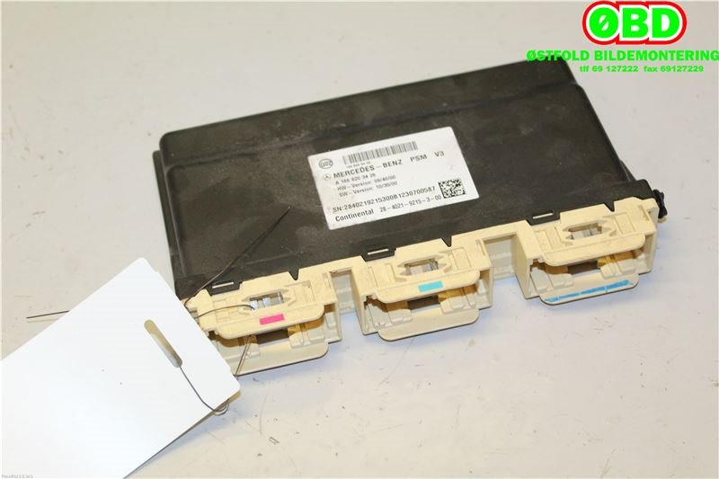Styreenhet diverse til Mercedes ML, 2011-2015 (Fase 1) (W166) (W166) (MERCEDES|A 166 820 34 26)