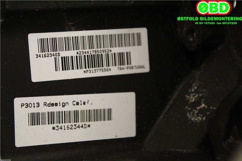 Ratt til Volvo V70 2014-2016 (Type III, Fase 2)  (VOLVO|31377556|)