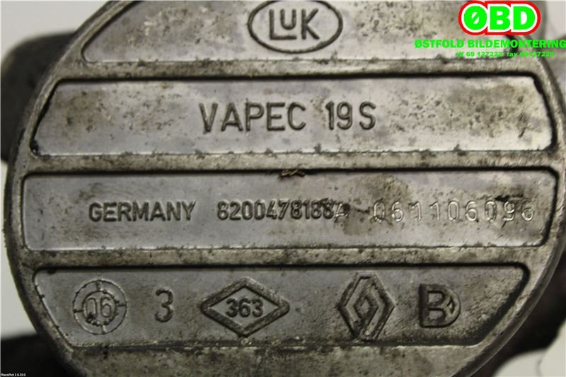 Vakuumpumpe til Nissan Interstar 2004-2010  (NISSAN|1465000Q0M|)