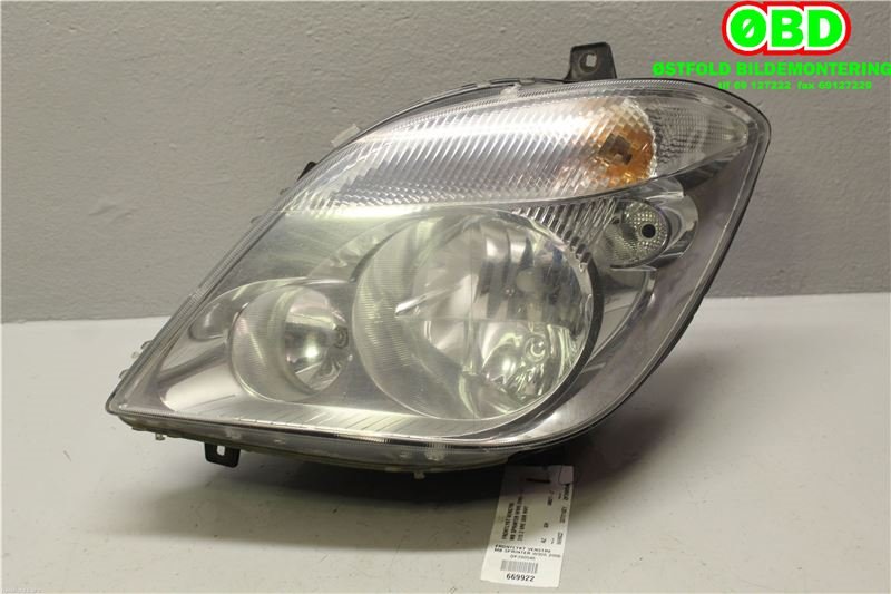 Frontlykt venstre halogen til Mercedes Sprinter 2006-2013 (Fase 1) (906) (906) (MERCEDES|A 906 820 01 61||9068200161)