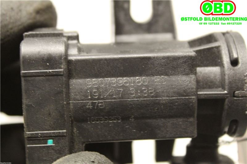 Vakuumventil til Peugeot 308 2013-2021 (Type II)  (Peugeot|9807396180|)