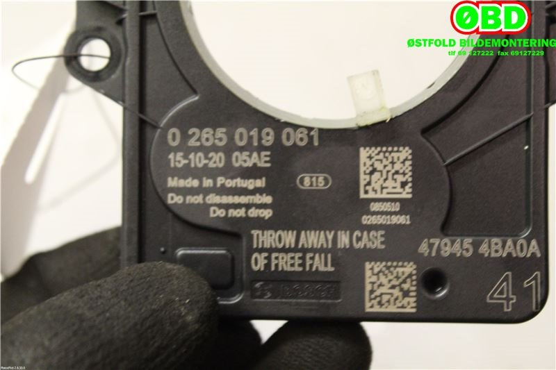 Sensor diverse til Nissan Qashqai 2014-2021 (Type II)  (NISSAN|479454BA0A|0265019061)