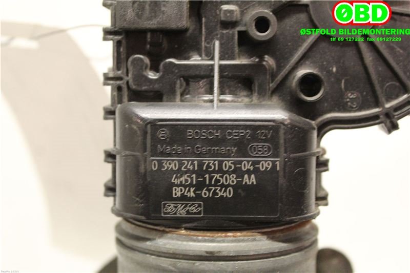 Viskermotor frontrute til Ford Focus 2004-2007 (Type II, Fase 1) (FORD|1704578|0390241731|4M5117508AA)