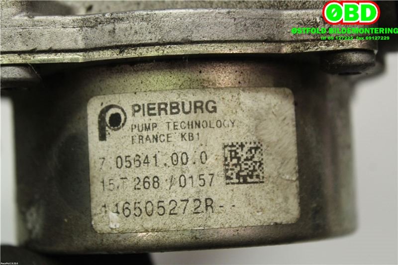 Vakuumpumpe til Nissan Qashqai 2014-2021 (Type II)  (NISSAN|1465000Q2C|)