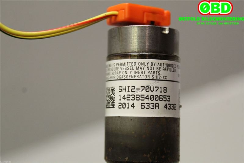 Airbag gardin høyre til Mazda CX-5 2012-2017 (Type I)  (MAZDA|KD4557KM0B|)