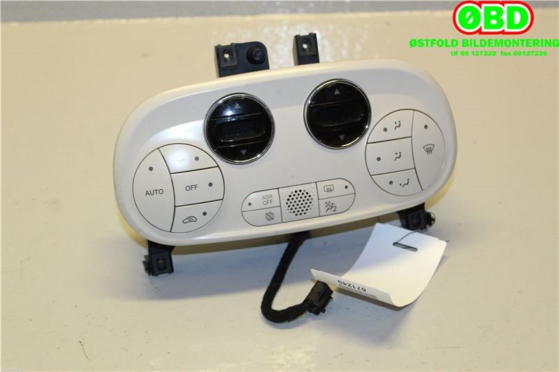 Varmeapparat betjening til Fiat 500 2008-2020 (FIAT|735629317|)
