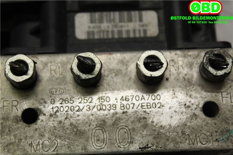 ABS sentral til Peugeot iOn 2011-2020  (PEUGEOT|1608129980|0265252150|4670A700)