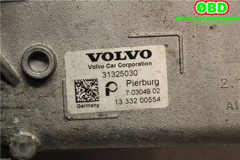 EGR-kjøler til Volvo V70 2014-2016 (Type III, Fase 2)  (VOLVO|30757778||31325030)