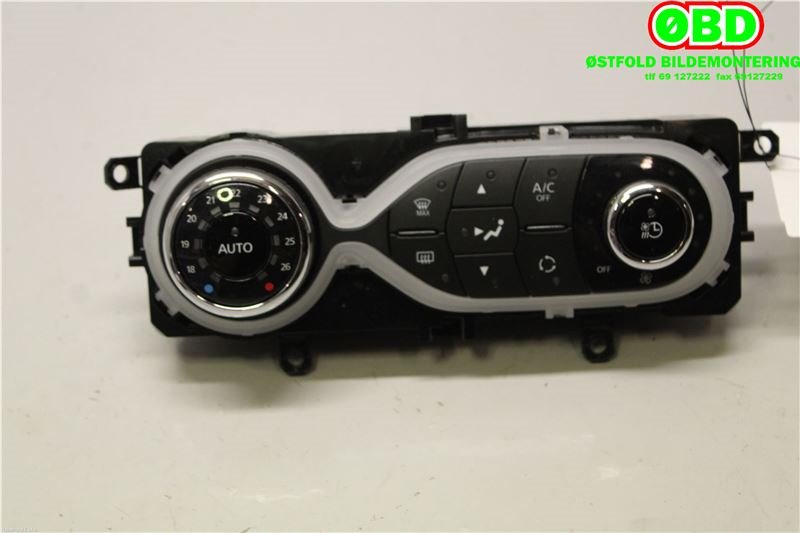 Varmeapparat betjening til Renault Zoe 2013-2019 (Fase 1)  (RENAULT|275107386R|)