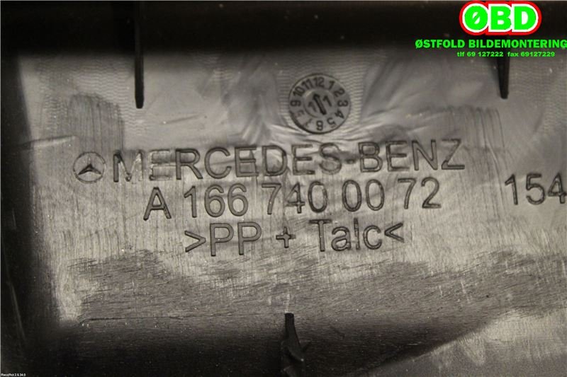 Innredning pakke til Mercedes ML 2011-2015 (Fase 1) (W166) (W166) (MERCEDES|A 166 740 06 72|A 166 740 37 00|1667400072)