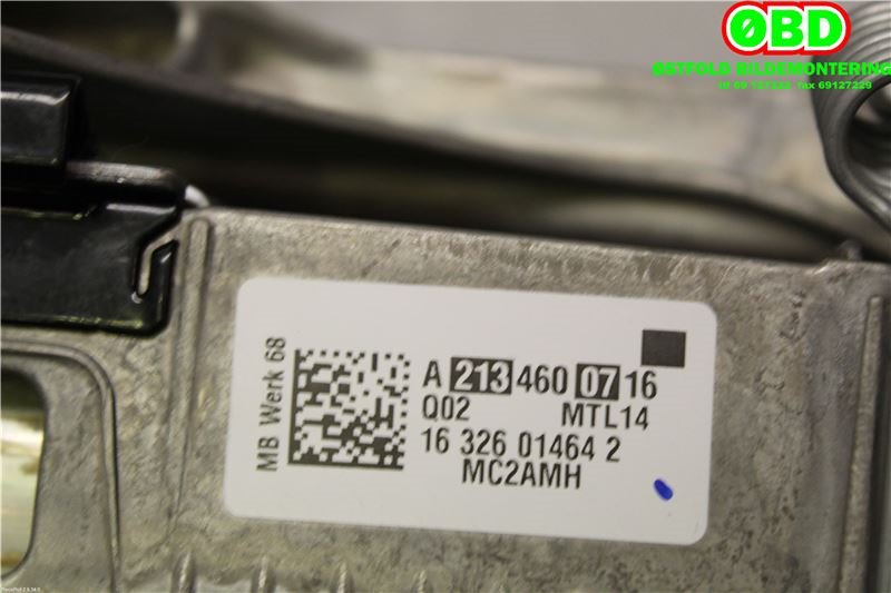 Rattaksel elektrisk servo til Mercedes E-Klasse 2016-2023 (W213) (W213) (MERCEDES|A 213 460 07 16|A 213 460 84 00|2134600716)