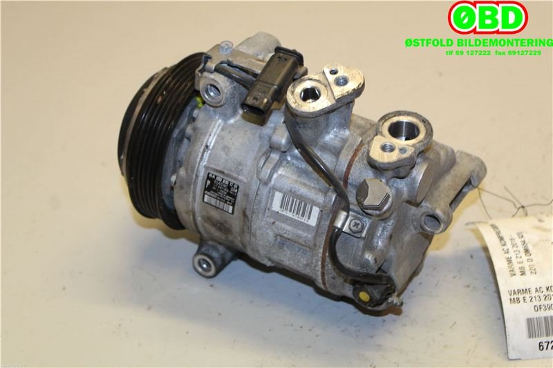 Aircondition kompressor til Mercedes E-Klasse 2016-2023 (W213) (W213) (MERCEDES|A 000 830 13 01||0008301301)