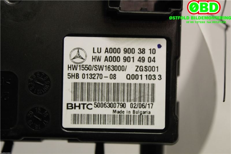 Styreenhet diverse til Mercedes E-Klasse 2016-2023 (W213) (W213) (MERCEDES||0009003810)