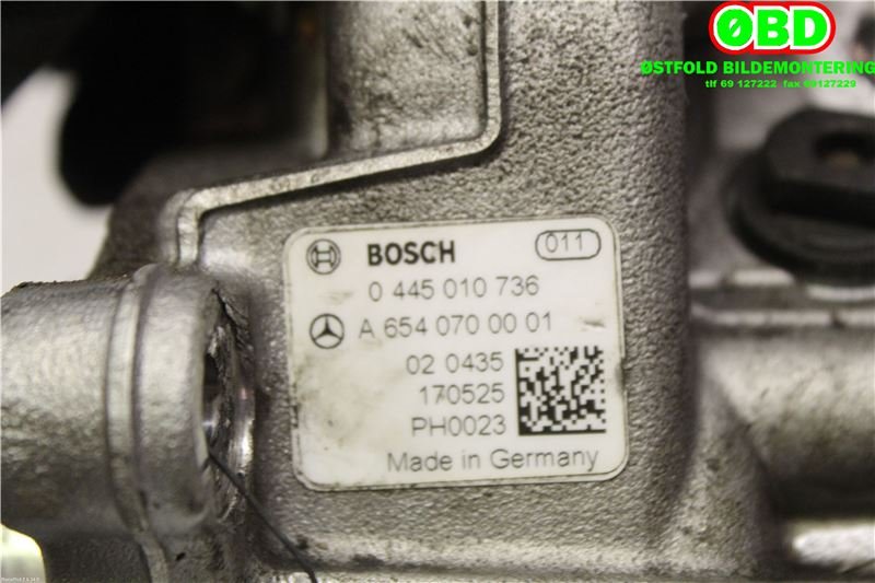 Dieselpumpe til Mercedes E-Klasse 2016-2023 (W213) (W213) (MERCEDES|A 654 070 00 01|A 654 070 43 01|6540700001)