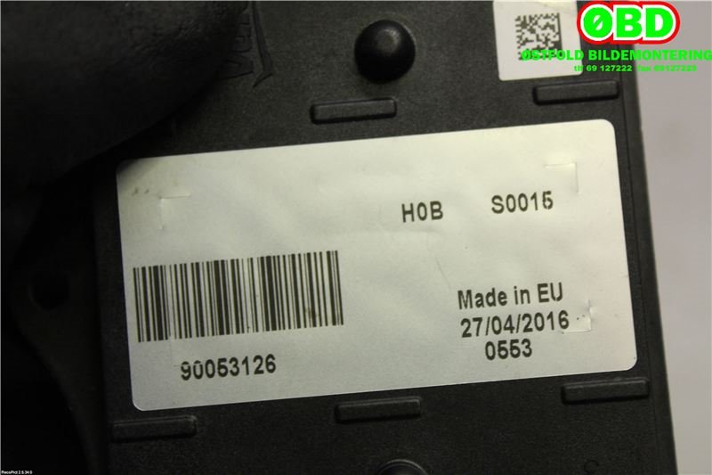 Styreenhet xenon/ballast til Volvo XC60 2014-2017 (Type I, Fase 2)  (VOLVO|31395908|90053126|)