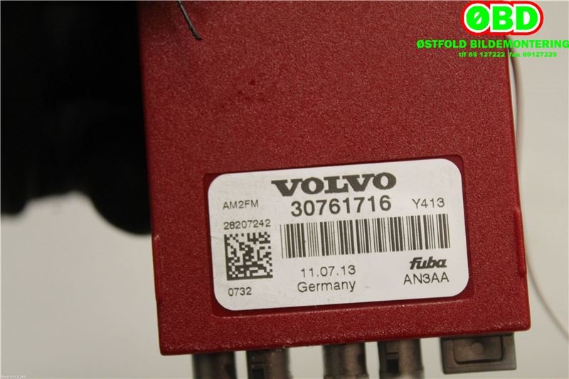 Antenne forsterker til Volvo XC60 2014-2017 (Type I, Fase 2)  (VOLVO|30761716|)