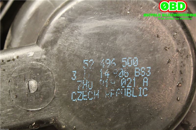 Varmeapparat motor til VW Transporter / Caravelle 2009-2015 (Fase 2) (T5) (T5) (VOLKSWAGEN CARAVELLE|7H0 819 021 A|7E0 819 021 A|7H0819021A)