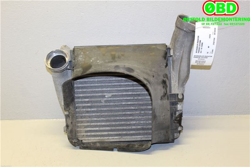 Intercooler til Porsche Cayenne 2007-2010 (Fase 2) (9PA) (9PA) (PORSCHE Cayenne V8 Turbo|955 110 640 00|955 110 640 02|)