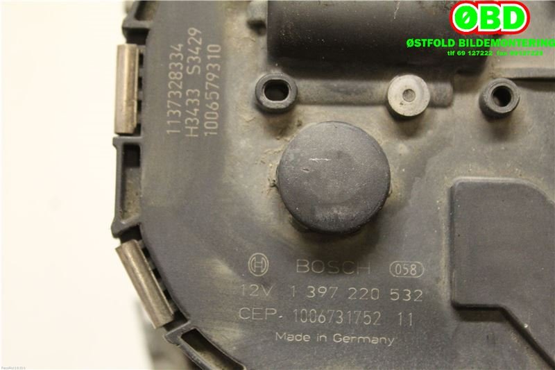 Viskermotor frontrute til Škoda Superb 2008-2015 (Type II) (SKODA||3T1955119)