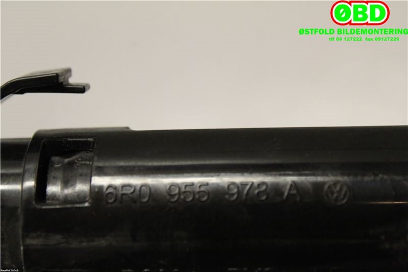 Lyktespylerdyse til VW Polo 2014-2017 (Type V, Fase 2)  (VOLKSWAGEN|6R0 955 978 A||6R0955978A)