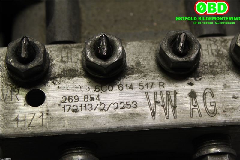 ABS sentral til VW Polo 2014-2017 (Type V, Fase 2)  (VOLKSWAGEN|6C0 614 517 R||6C0614517R)