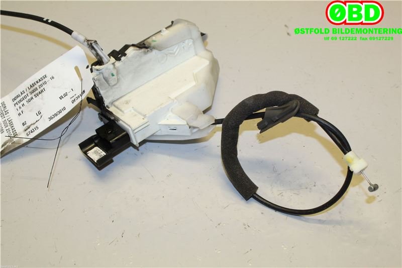 Låsekasse høyre foran til Peugeot 5008 2010-2017 (Type I)  (PEUGEOT|9136 GC|98 006 230 80|732290)